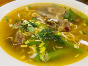 Mutton Paya Soup with added veggies