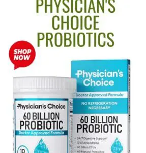 Physician's Choice Probiotics 60 Billion CFU - 10 Strains + Organic Prebiotics