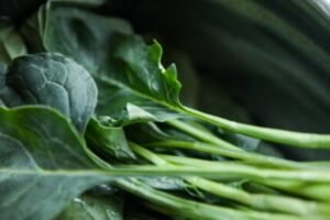 Dark Leafy Greens for Melanin Production